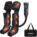 Nekteck Leg Compression Massager with Heat Leg Massager for Circulation and Pain Relief, Air Compression Boot Massage Tool with 2 Heats 6 Modes 6 Intensities, Relaxation Tool for Men Women