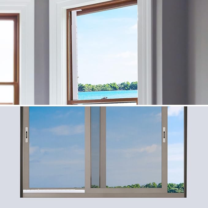 ZhouDaShu Adjustable Window Security Bars (Steel), Window Locks Bars Inside for Prevent Burglary, Window Stoppers for Vertical/Sliding Windows, Window Safety Bars Extends from 16.3-29.3 in(4 pcs)