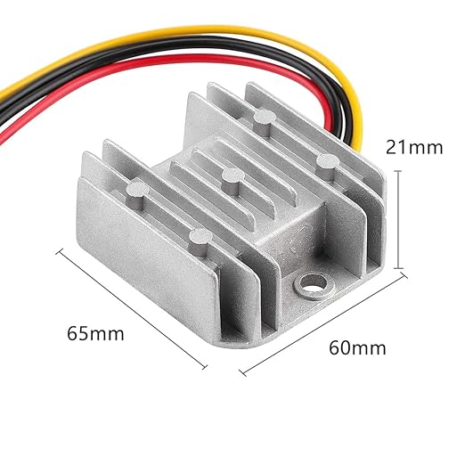 Gebildet Voltage Regulator Reducer DC 8V ~ 40V to 12V 3A 36W Converter- DC 36V 24V 18V to 12V Step Down Up Converter Regulator Waterproof Module Transformer