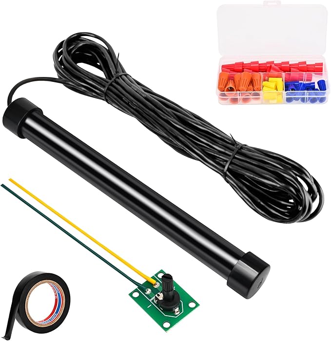 100FT. Upgraded Vehicle Exit Sensor with 100 ft Cable, Automatic Gate Opener Car Detector, Compatible with Mighty Mule,Ghost Controls,LiftMaster Vehicle Door Opening Systems
