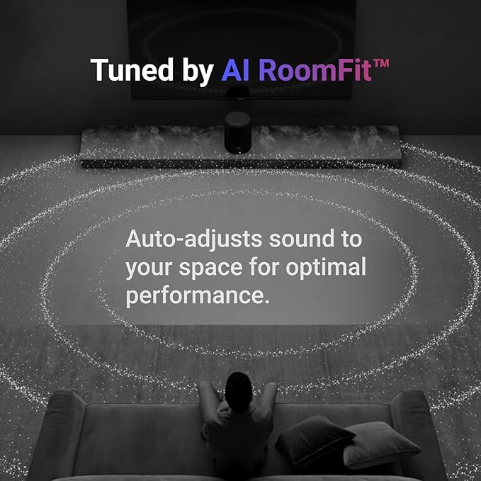 WiiM Sound Lite Smart Speaker, Hi‑Res 24‑bit/192 kHz, AI RoomFit™ Room Correction, 100W Peak, Wi‑Fi 6E/Bluetooth 5.3, Multi‑Room & Stereo Pairing, Black