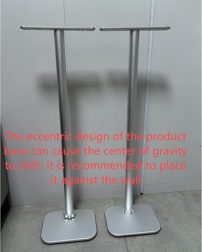 ZGOUO Floor Speaker Stand is Suitable for Sony HT- A9M2 Surround Sound System,The Bracket is Made of Aluminum Alloy Material and can Hide The Power Cord (Custom Pair)