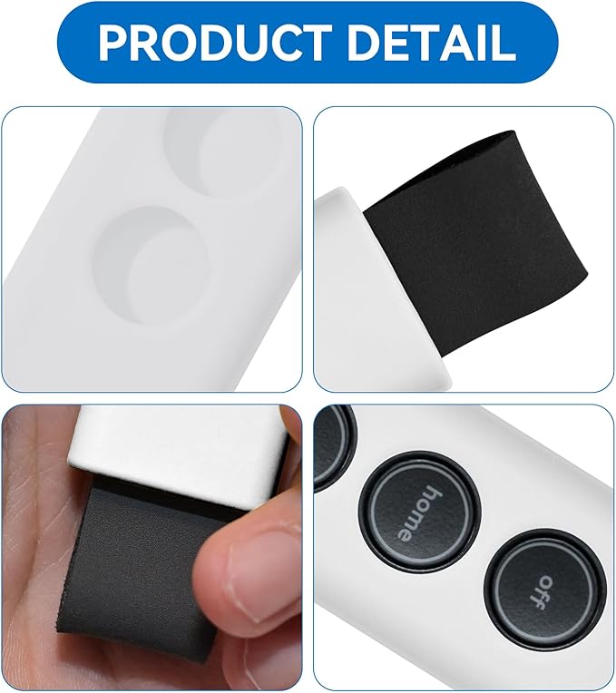 Protective Silicone Case Cover for SimpliSafe KeyFob - Arm and Disarm Remotely, Flexible Case for SimpliSafe Home Security System KeyFob - Latest Gen (White)