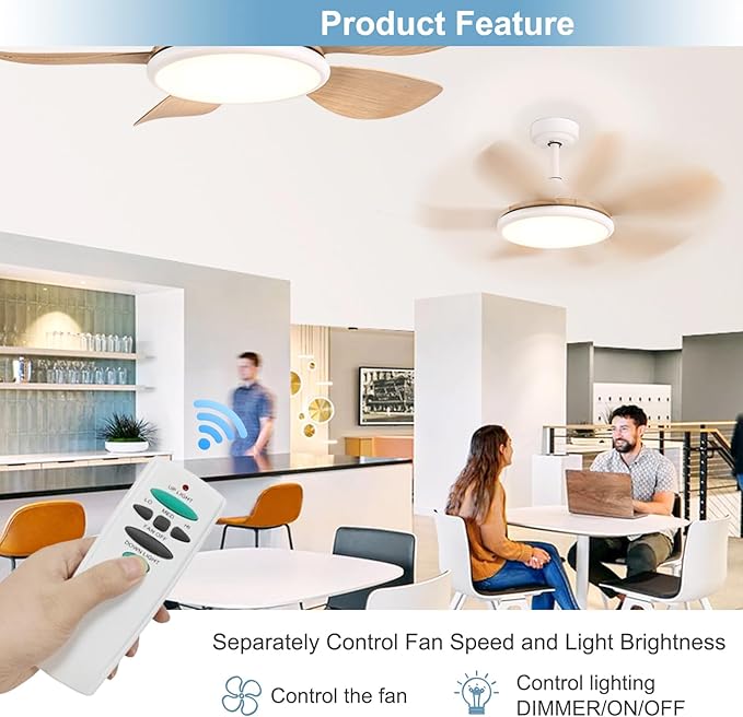 Hampton Bay Ceiling Fan Remote UC7078T with Up and Down Light Replacement UC7078T CHQ7078T Fan-HD HD5 HD6 L3H2010FANHD L3H2014FANHD (Remote Only)