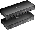 WAVLINK Pro Docking Station 5 Monitors, PD100W DisplayLink Dock Support Five 4K Displays for Mac & Windows, 2X DP 1.4(Dual 8K@60Hz), 2X HDMI 2.0, Alt HDMI, 2.5Gbps Ethernet, Driver Required DL7400
