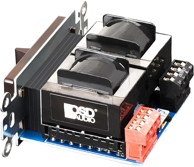 OSD Audio 300W in Wall Volume Control Impedance Matching for Home Speakers, Slider Brown VMS300