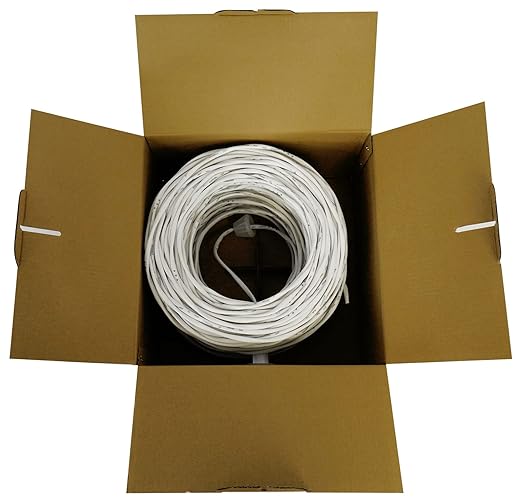 Rockville RCC12-500-2 12 AWG 500ft CCA Speaker Wire, CL2 Rated In-Wall/Ceiling, 70V Support, High-Strand Count, Flexible Jacket, Durable Design, for Home Theater and Commercial Audio