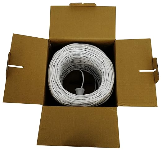 Rockville CL14-500-2 CL2 Rated 14 AWG 500' Speaker Wire, In-Wall and Ceiling Use, 2 Conductor, Oxygen-Free Copper, High Strand Count, Perfect for 70V/100V Home and Commercial Audio Installs