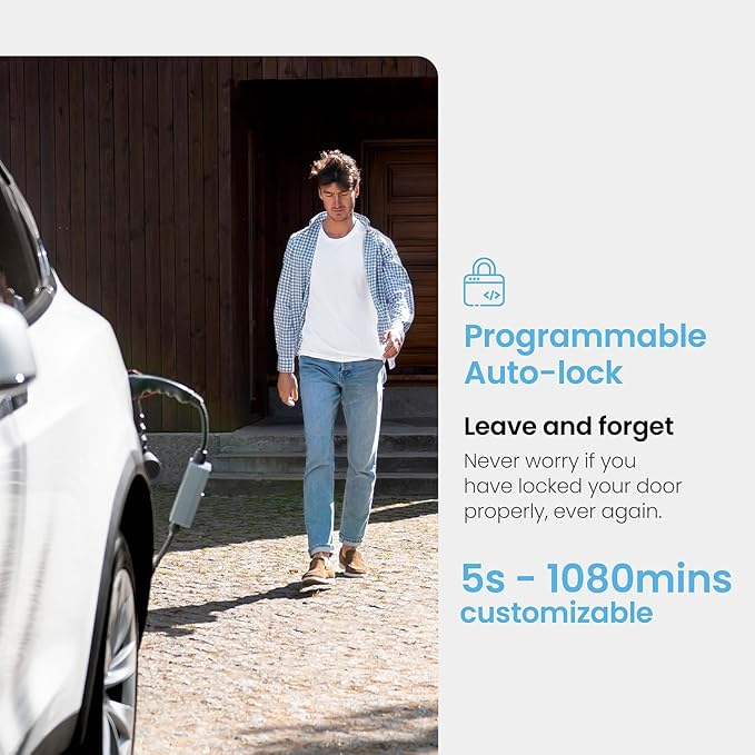 Lockly Smart Lock Secure Pro (2026 Latest Version),Fingerprint Door Lock, Keyless Entry, Built-in Wi-Fi Latch, PIN Genie Keypad (Silver)