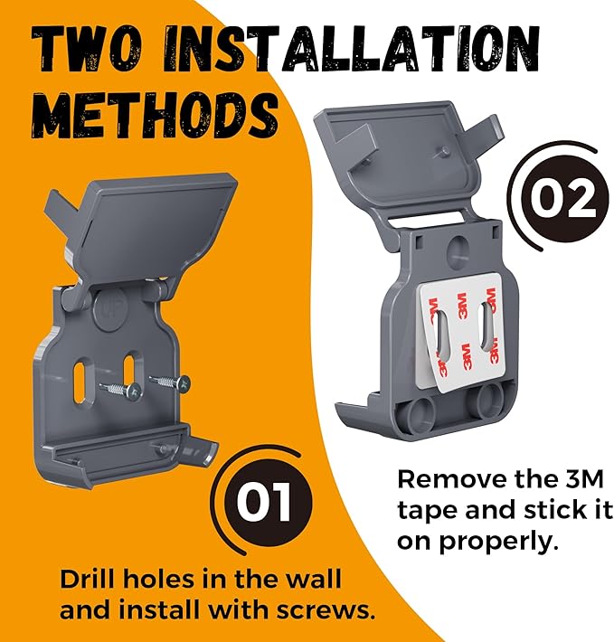 Garage Door Bracket for Ring Alarm Contact Sensor 2nd Gen | Secure Mount with Quick-Snap Clip & Screws | Easy Install Accessory (Gray, Sensor Not Included)