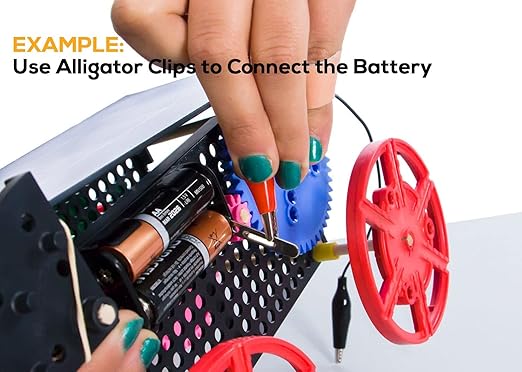 40PCS Premium Alligator Clips Electrical, Crocodile Cable, Test Leads with Test Probes, 5-Color Dual Ended Jumper Wires with Alligator Clip for Multimeter, Electric Experiments, Circuit Connection