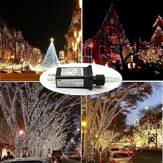 2 PCS 8 Mode Light LED Transformer 30V LED Controller Class 2 Power Supply,Transformer US Plug Adapter Replacement for String Light, not Fit 8 Mode with Control Box and 1 Mode String Light
