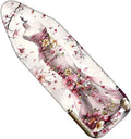 Nuxovilar Ironing Board Cover Needle Cotton 15x54 Inches | Ironing Board Cover and Pad Floral Dress Form Needle Cotton for Craft Room, Laundry Area, Home