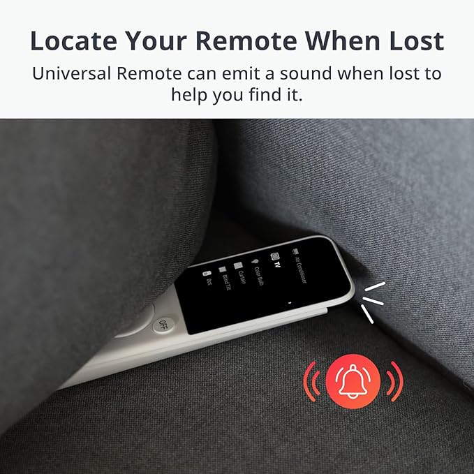 SwitchBot Universal Remote Control with Hub Mini Matter Enabled, Multi-use Smart Remote with Customize App, Control 25 IR/Bluetooth Devices and 10 Scenes, Compatible with TV/AC/SwitchBot BLE Devices