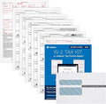 Adams W-2 Forms 2025, 6-Part Kit for 26 Recipients, Includes 26 Envelopes, 3 W-3 Forms, QuickBooks Compatible, eFile Access and Printing Through Adams Tax Forms Helper Software (1017238)