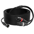 Mygatti XLR Splitter Y-Cable 50 FT, Gold-Plated 3-Pin Male to Dual Female Patch, Bi-Directional Balanced Microphone Adapter Cord, Oxygen-Free Copper