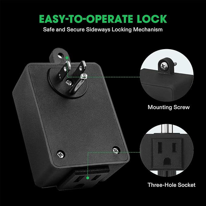 VIVOSUN Variable Speed Controller Cordless Vent Blower Speed Adjuster for Inline Duct Exhaust Fan