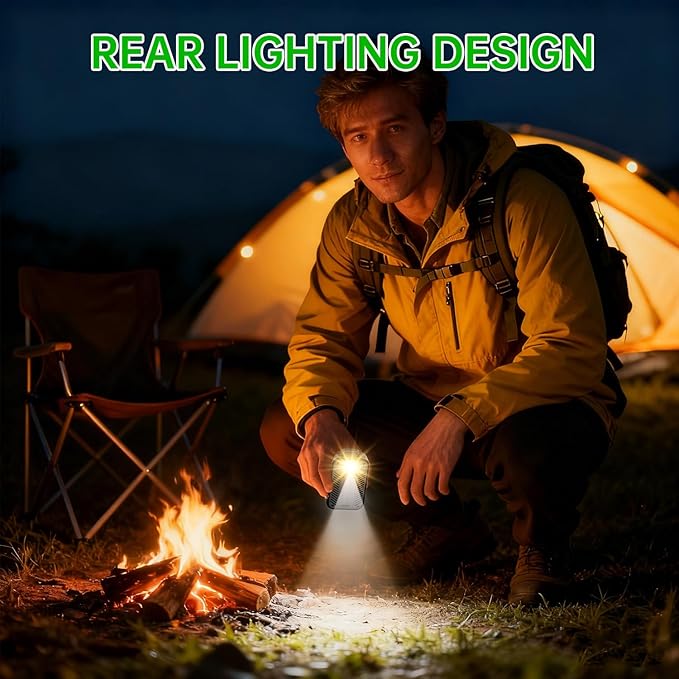 Portable Carbon Monoxide Detector for Travel, 4-in-1 CO Detector with Audible & Visual Alerts, Magnetic Lanyard, LED Light, 220H Standby, CO Monitor/Temp/Humidity/UV Sensor for Camping, Home, RV, Car