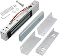 Electric Magnetic Lock with Z and L Bracket 280KG 600LBS Holding Force Electromagnet Lock 12V Fail Safe Single Door for Access Control System