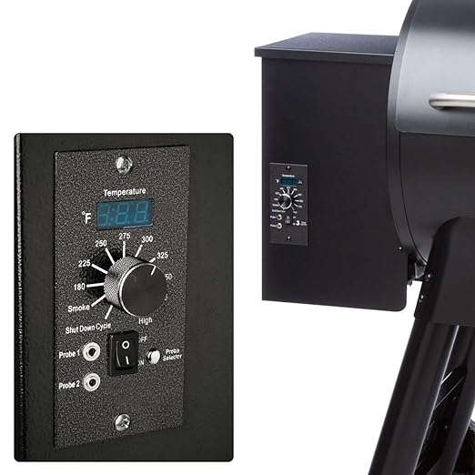 Digital Pro Controller for Traeger Grill Parts Control Panel Replacement with Meat Probes and Thermostat Board Sensor