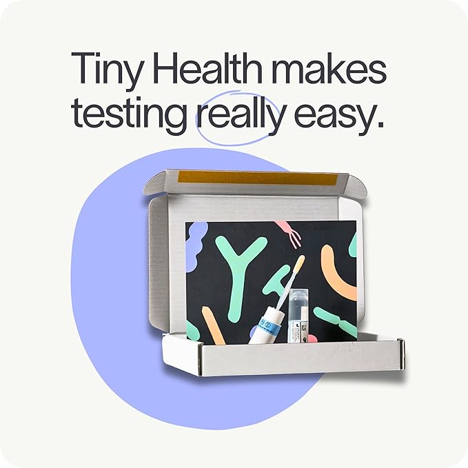 Tiny Health Vaginal Health Test Kit, Fast & Mess-Free, Easy Ship-in Kit, 3-4 Weeks Results, Understand Biomarkers with Expert Insights