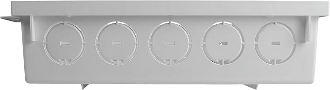 Legrand - OnQ 20 Inch Media Enclosure, Wifi Electrical Box, Cable Management Box for Distribution of Networking Service, Recessed Media Box Lets Signal Through, White, ENP2050-NA