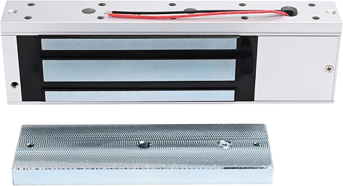 Waterproof Fingerprint Door Access Control System kit, Includes a 1200LB Magnetic Lock,RFID keypad, remotes, exit Button, Entry keypad, and a 110V AC to 12V DC Power Supply (Fingerprint-1200LB Kits)
