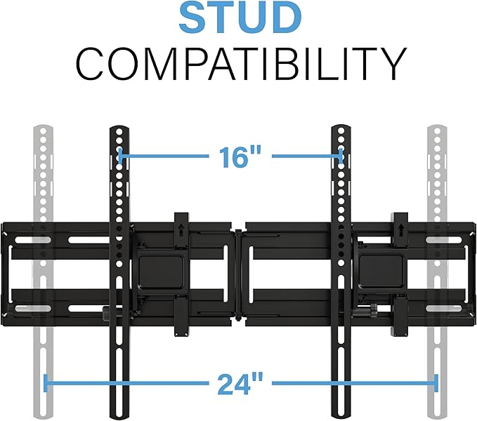 SANUS Vuepoint Extend + Tilt TV Wall Mount for TVs 32"-90" up to 110 lbs
