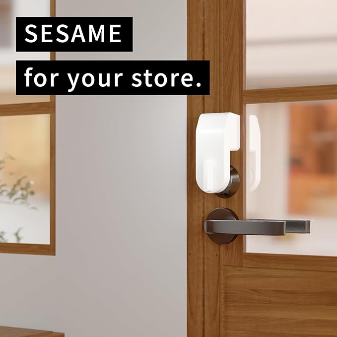 CANDY HOUSE Sesame 5 Pro, Smart Lock, Pro-Level, Bluetooth Electronic Deadbolt, Auto-Lock, Keyless Entry Door Lock for Front Door, Fits Your Existing Deadbolt, for Airbnbs Vacation (White)