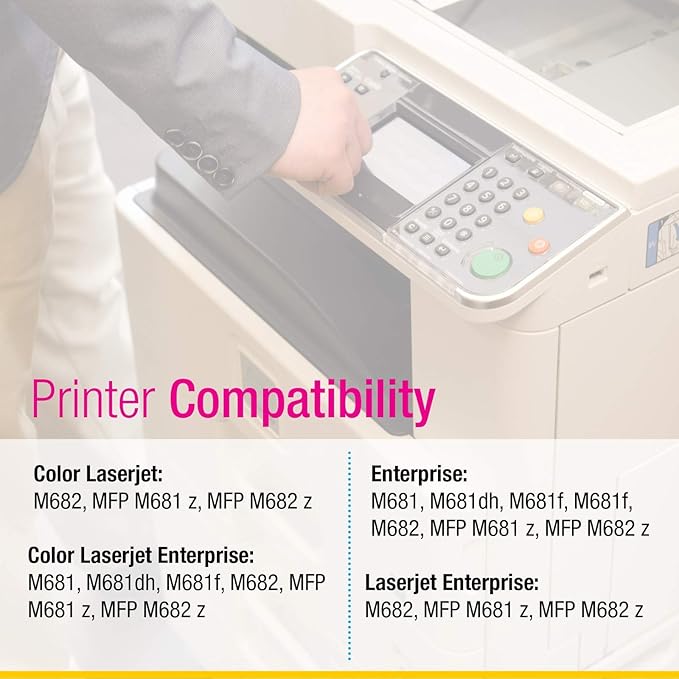 CS Replacement Toner Cartridge Compatible with HP 657X CF470X Black Color Enterprise M681 M681dh M681f M682 MFP M681 z MFP M682 z Toner Cartridge Black