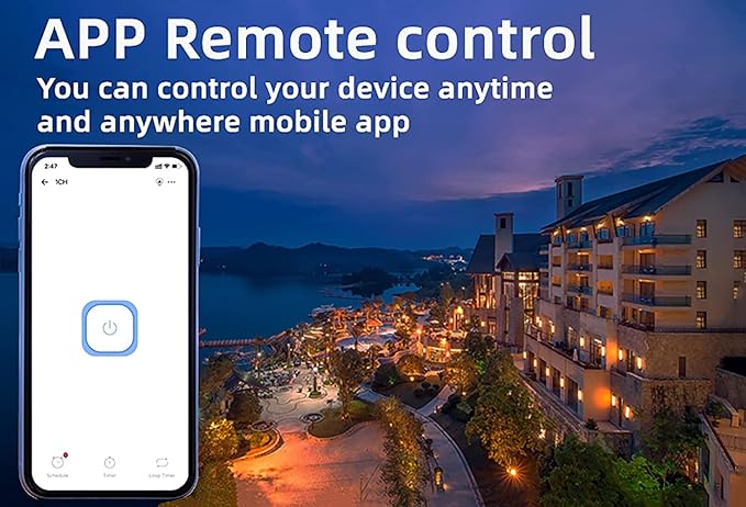 Newgoal 1 Channel Smart WiFi Relay Switching Module USB 5V/AC85V-250V, Supports Bluetooth Control, eWeLink App Remote Control, for Alexa Google Home
