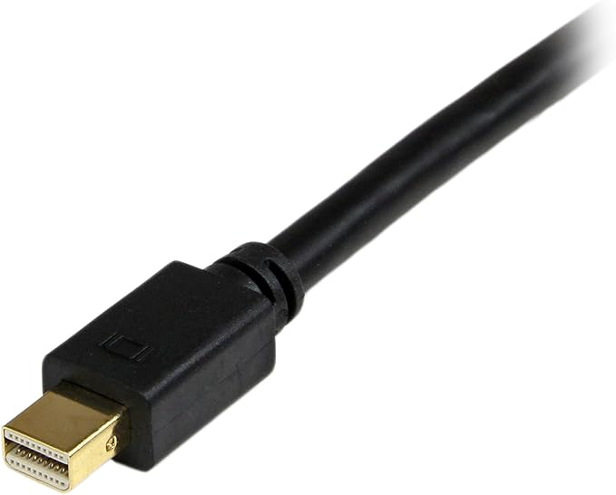 StarTech.com 6ft (1.8m) Mini DisplayPort to DVI Cable - Mini DP to DVI Adapter Cable - 1080p Video - Passive mDP 1.2 to DVI-D Single Link - mDP or Thunderbolt 1/2 Mac/PC to DVI Monitor (MDP2DVIMM6B)
