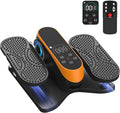 Under Desk Elliptical Machine for Senior Mini Elliptical Leg Exerciser with Remote Quiet Portable Electric Seated Foot Pedal Exerciser for Home Office