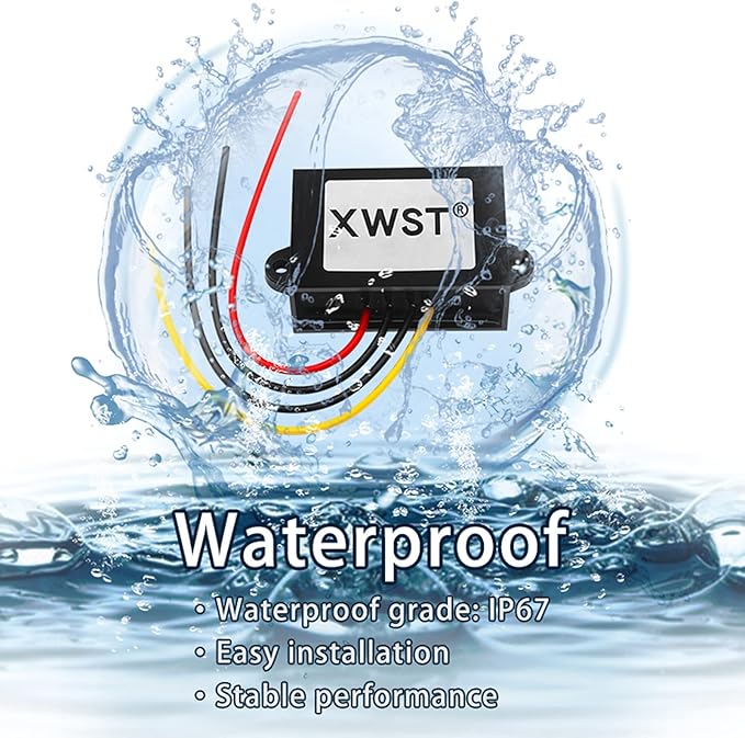 DC DC 12V to 15V 4A 9V-13V to 15V Voltage Regulator,Step-up Module,Boost Converter,Waterproof Power Adapt 60W 15V Volt Transformer Module (12V to 15V 4A)