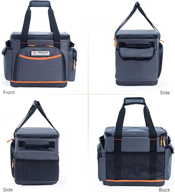 FRECOLSH Travel Carrying Case Compatible with Jackery Explorer 1500, Portable Power Station Storage Case with Water- proof Bottom and Pocket for Jackery Accessories Solar Generator, Storage Bag Only