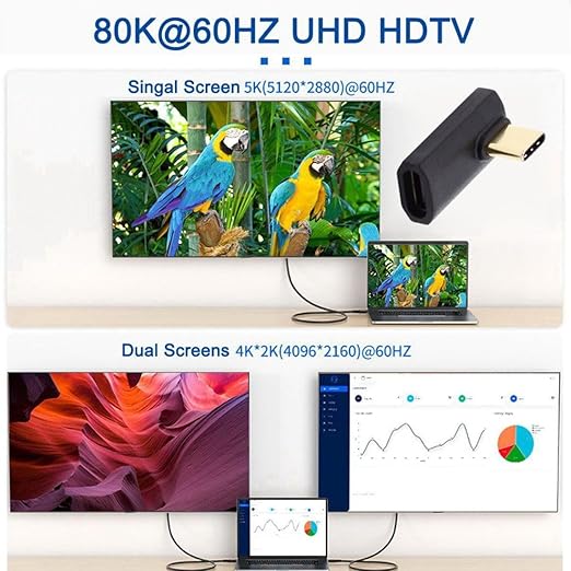 chenyang USB C Connector USB4 Type C 240W Power 40Gbps Data 8K Video Extension Connector Adapter Low Profile Right Angled