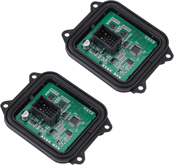 Hiolpen 63117182396 2pcs Adaptive Headlight Drive Control Unit Lighting Module Compatible With for B-MW 328i 328i xDrive 328xi 335d 335i 335i xDrive 335is 335xi M3 X5 X6 Z4