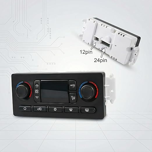 599-211XD A/C Control Switch Air Conditioning Climate Control Module, Front Module Panel for 2003-2004 Chevrolet Silverado Suburban Avalanche Tahoe GMC Sierra Yukon Cadillac Escalade Rainier Hummer