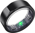 Smart Ring for Women Men, Valentine's Day Gifts, Minimalist Fitness Ring with Heart Rate, Stress, Sleep, Step, Calorie Tracking, 5ATM Waterproof for iPhone and Android,No Subscription (Black, 12)