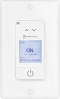 Intermatic ST700W Ascend 7-Day in-Wall Programmable Timer - Automatic Astronomic Control, Intuitive Setup - Modern Sleek Design, Automatic DST Adjustment, Versatile 42-Event Scheduling