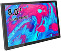 ELECROW 8" Portable Monitor, 1280x800 Mini Non-Touch Capacitive Monitor with HD Port Compatible with Raspberry Pi, LCD Display Built-in Dual Speakers VESA Mount for Windows 11/10/8/7, Game Consoles
