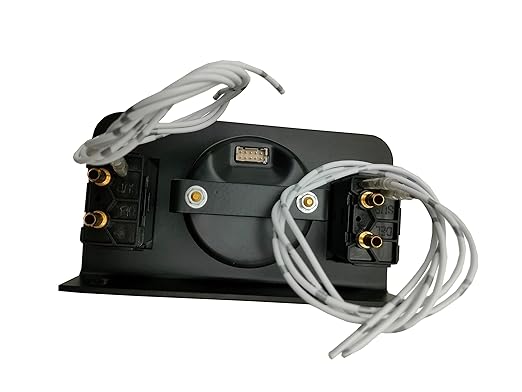 in Cab Dual Air Gauge Control Kit with Digital Paddle Switch for Air Pressure Sensor Control of Air Suspension Kit (Red)