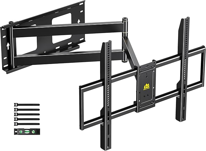 FORGING MOUNT Long Arm Full Motion TV Wall Mount for Most 42-100" TVs Holds 176 lbs, 41.75" Long Extension Corner TV Mount Heavy Duty Swivel/Tilt, Max VESA 800x600mm, Filts16”,18”,24” Studs