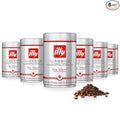 illy Whole Bean Coffee, Classico Medium Roast, 100% Arabica, Premium Italian Coffee, Ideal for Espresso, Drip, Moka and French Press Brewing, 8.8oz, 6 Pack