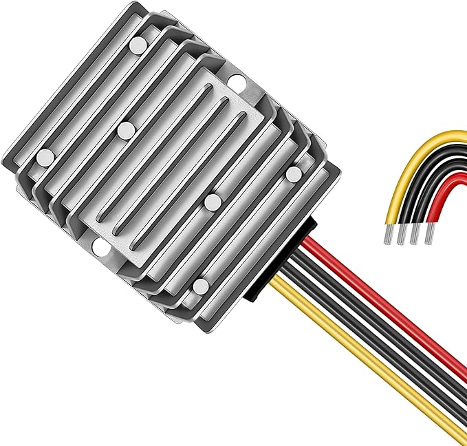 DC/DC Converter 12V Step Up to 24V, Boost Converter 5A 120W Voltage Regulator, 24Volt Transformer, Power Supply Module Boost Transformer for Car Truck Vehicle Boat Golf cart