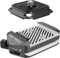 PGYTECH Quick Release Plate & Clamp V2, Arca Swiss Plate Camera Mount Adapter with 1/4" to 3/8" Screw Thread for Sony/Nikon/Fuji/Canon/DJI Switch Between Tripod/Monopod/Slider/Stabilizer
