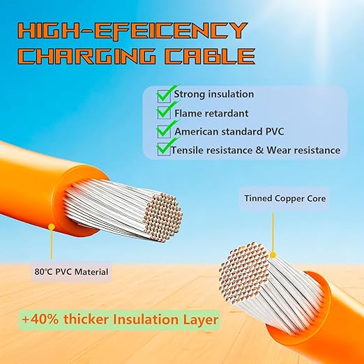 iHaospace XT60 to Solar Connector Cable 10FT/16.4FT/25FT 12AWG,XT60 Extension Cable for ECOFLOW River and Delta Series BLUETTI EB55 Power Station Solar Panel (16.4FT/5M)