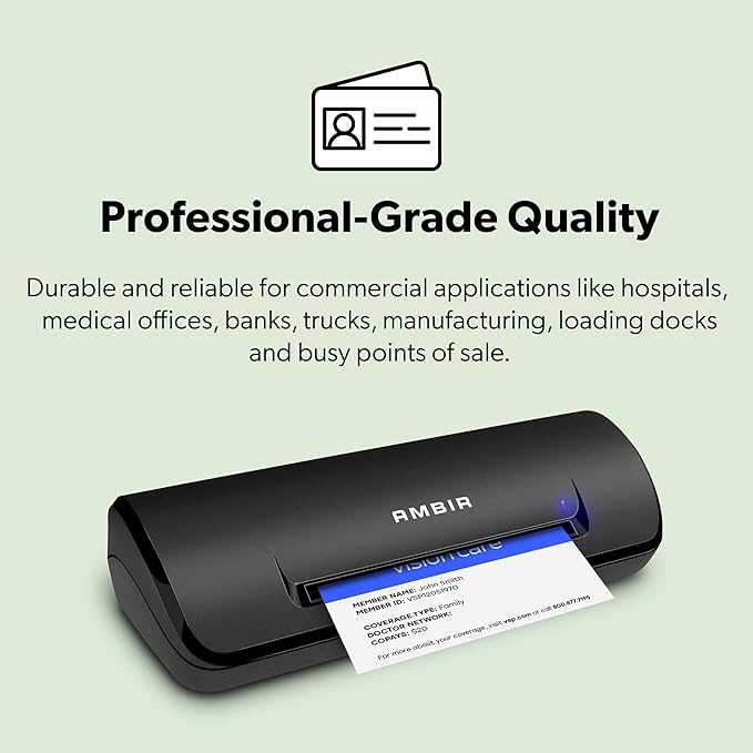 Ambir ImageScan Pro 687-AS Duplex Card Scanner for Windows PC and MAC