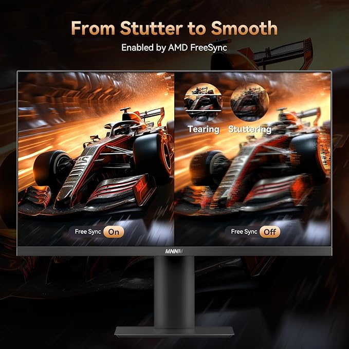 27 Inch Computer Monitor - Fast IPS 2K QHD 2560 x 1440 Desktop Monitor 100Hz FreeSync 100% sRGB TÜV Eye Care PC Gaming Screen Support Vesa Height/Tilt/Swivel/Pivot for Office Work (HDMI 2.0 & DP1.4)