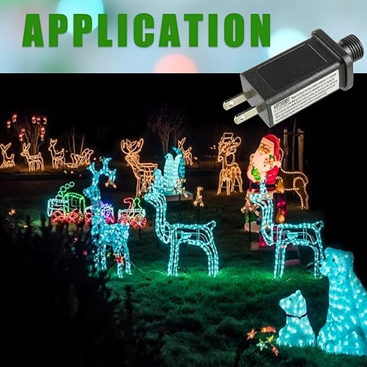 SIGANDG 4.5V 2.7W LED Transformer Replacement Class 2 Power Supply for Christmas String Light Inflatable Decorations LED Controller IP44 Waterproof Low Voltage